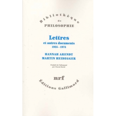 LETTRES ET AUTRES DOCUMENTS 1925-1975