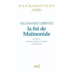 LA FOI DE MAIMONIDE