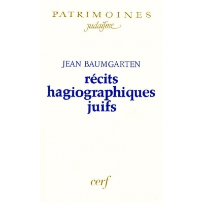 RECITS HAGIOGRAPHIQUES JUIFS