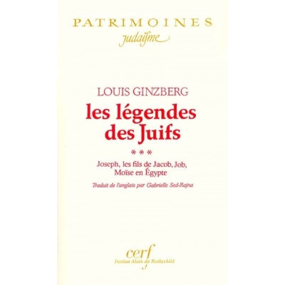 LES LEGENDES DES JUIFS VOL.3