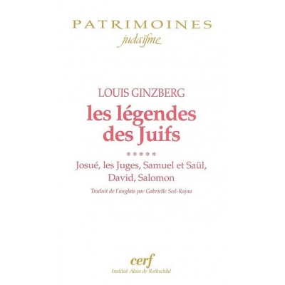 LES LEGENDES DES JUIFS VOL.5