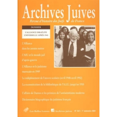 ARCHIVES JUIVES 34/1 - 2001