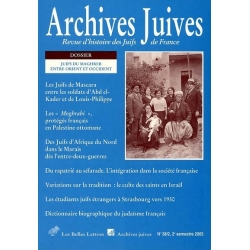 ARCHIVES JUIVES 38/2 JUIFS DU MAGHREB