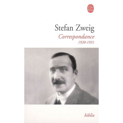 STEFAN ZWEIG CORRESPONDANCE 1920 1931