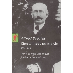 CINQ ANNEES DE MA VIE : 1894-1899