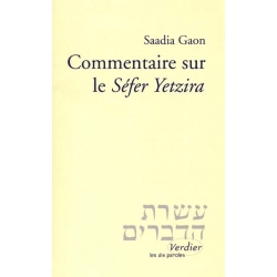 COMMENTAIRE SUR LE SEFER YETSIRA