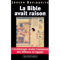 LA BIBLE AVAIT RAISON