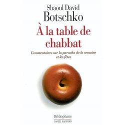 A LA TABLE DE CHABBAT