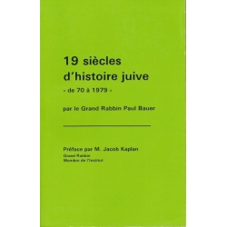 19 SIECLES D'HISTOIRE JUIVE