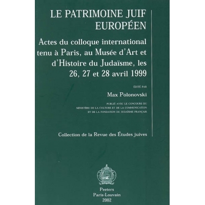 LE PATRIMOINE JUIF EUROPEEN