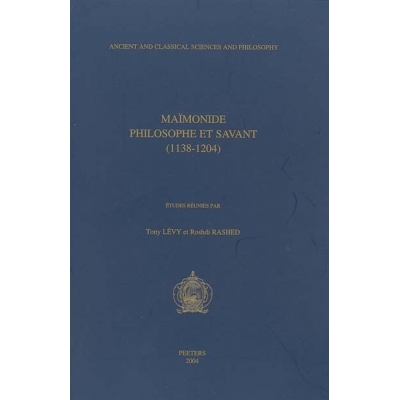 MAIMONIDE PHILOSOPHE ET SAVANT : 1138-1204