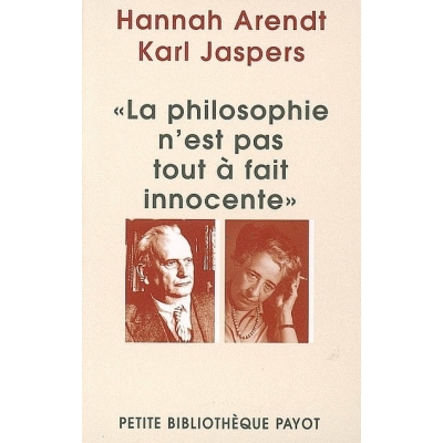 LA PHILOSOPHIE N'EST PAS TOUT A FAIT INNOCENTE""