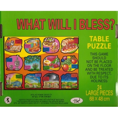 PUZZLE DES BENEDICTIONS - WHAT WILL I BLESS?
