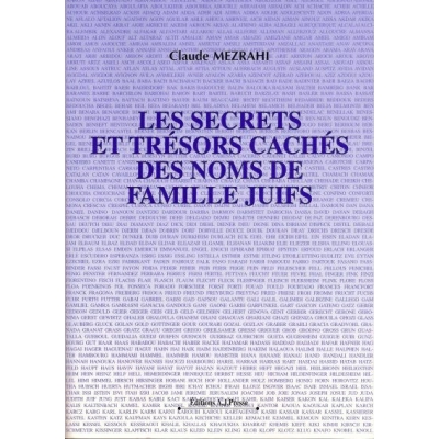 LES SECRETS ET TRESORS CACHES DES NOMS DE FAMILLE JUIFS