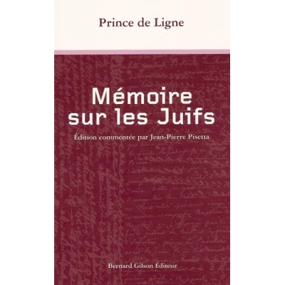 MEMOIRES SUR LES JUIFS