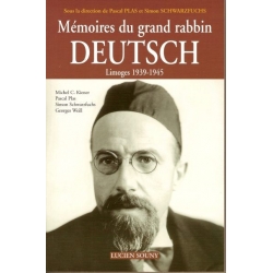 MEMOIRES DU GRAND RABBIN DEUTSCH