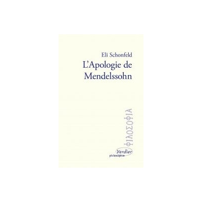 L'APOLOGIE DE MENDELSSOHN